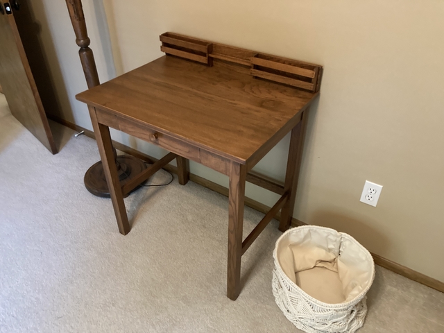 Helmers Antique Solid Oak Writing Desk Nex Tech Classifieds