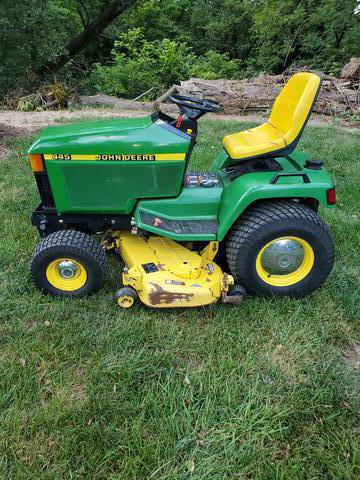 John deere 445 online lawn tractor