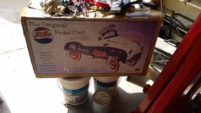 pepsi cola pedal car