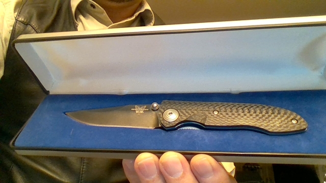 Benchmade 690 Knife, Carbon Fiber,Limited Edition 0150/1000 - Nex