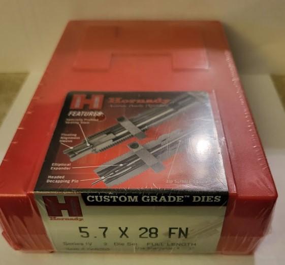 Hornady 2 die set 5 7x28 fn nex tech classifieds