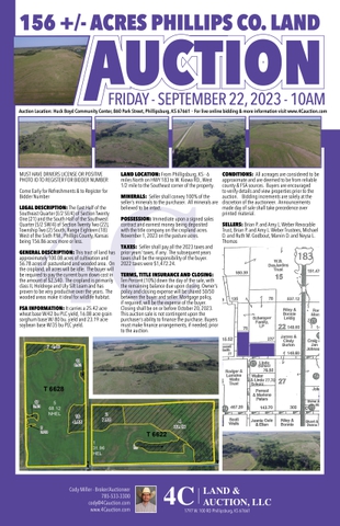 PHILLIPS COUNTY CROP & PASTURE LAND AUCTION SEPTEMBER 22 - Nex-Tech ...