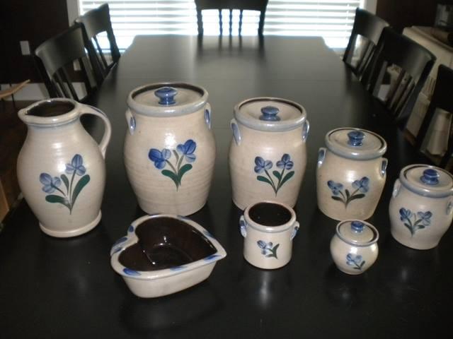 Rowe Pottery Glenflower Canister Set Plus More Nex Tech Classifieds