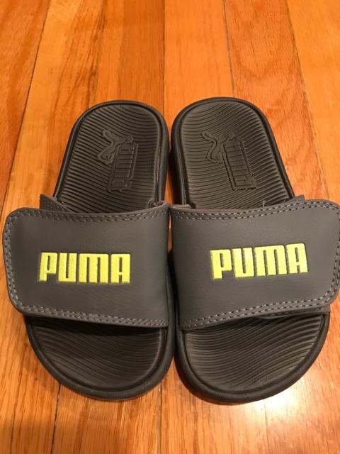 boys puma slides