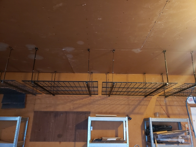 Hyloft 45 x 45 in. Ceiling Mounted Storage Rack