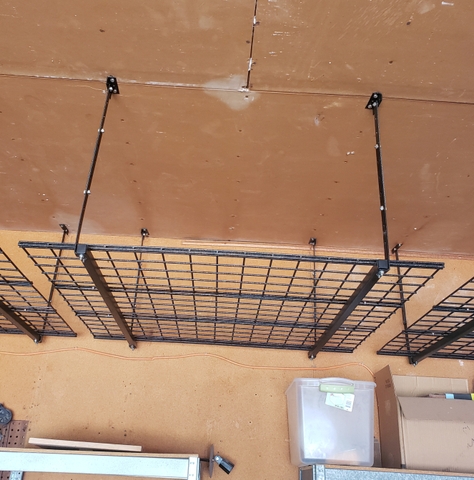 Hyloft 45 x 45 in. Ceiling Mounted Storage Rack