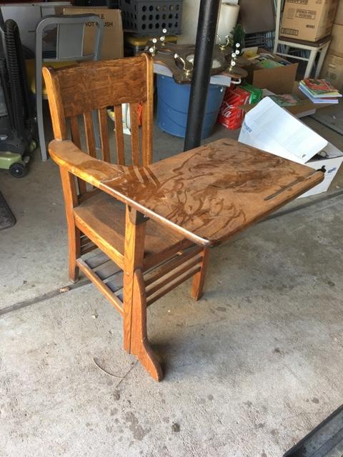 Antique Wood School Desk Nex Tech Classifieds