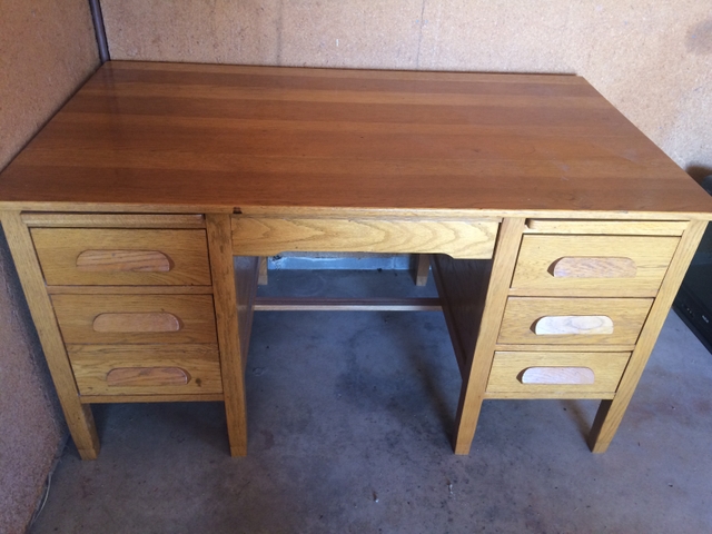 Antique Solid Wood Teacher Desk Nex Tech Classifieds
