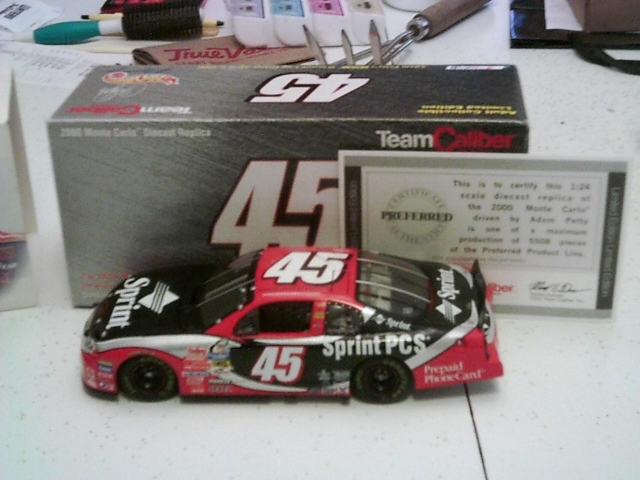adam petty diecast
