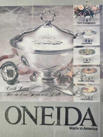 ONEIDA Castle Court five in one server with ladle - Nex-Tech Classifieds