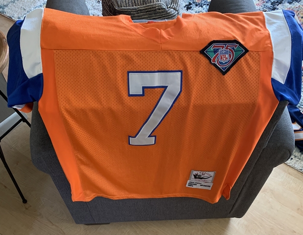 john elway 75th anniversary jersey