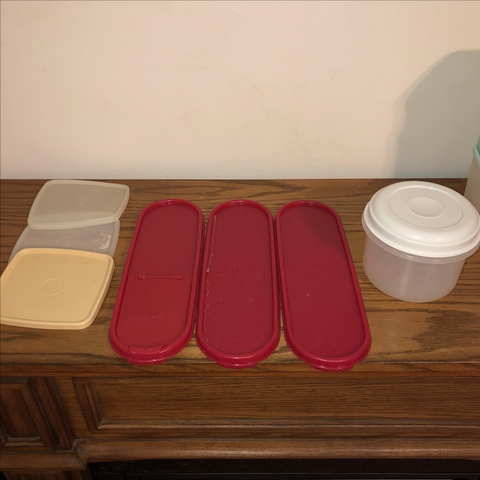 Yellow Tupperware Canister's - Nex-Tech Classifieds