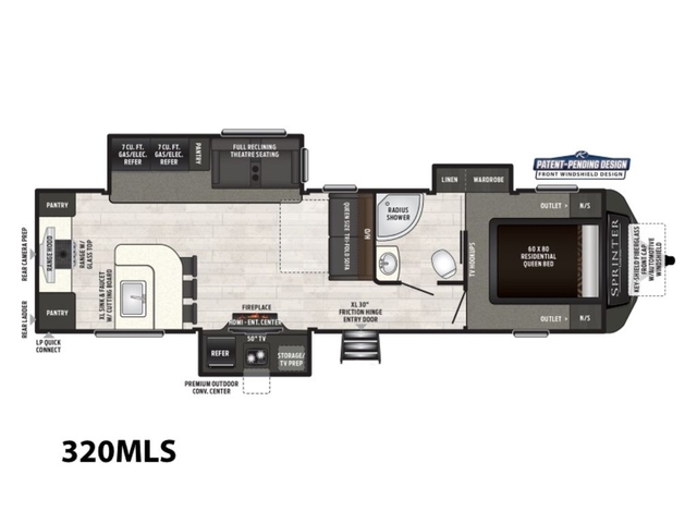 2020 Keystone Rv Sprinter Limited 320mls - Nex-tech Classifieds