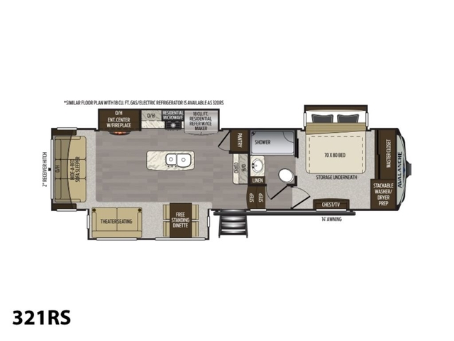 2019 Keystone RV Avalanche 321RS - Nex-Tech Classifieds