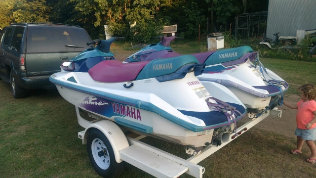 Double jet ski trailer CBS MM560S to carry two jet ski kind Yamaha, Ka