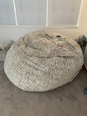 Supersac Size Lovesac With Squattoman and Attachable Pillow - Nex-Tech ...