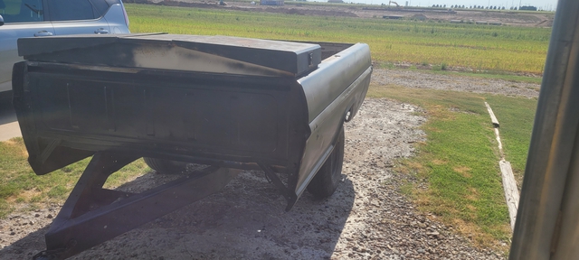 SOLD - Pickup bed trailer and tool box