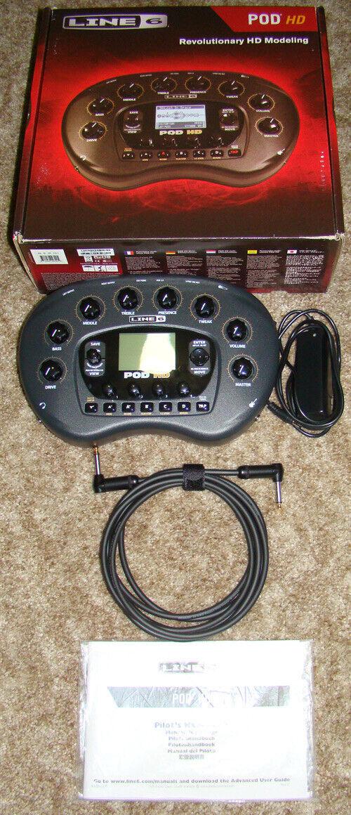 Line 6 Pod HD Desktop Mulit-Effects Processor With Cables - Nex