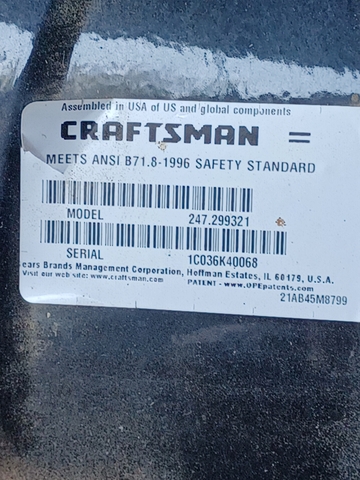 Craftsman Rototiller - Nex-Tech Classifieds