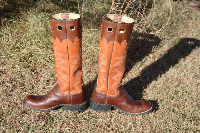 Tall buckaroo cowboy on sale boots