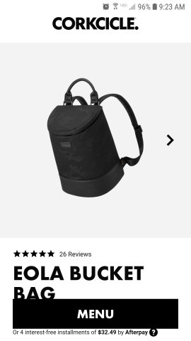 Corkcicle | Beverage Bucket Bag | Black