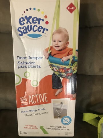 exersaucer baby active door jumper