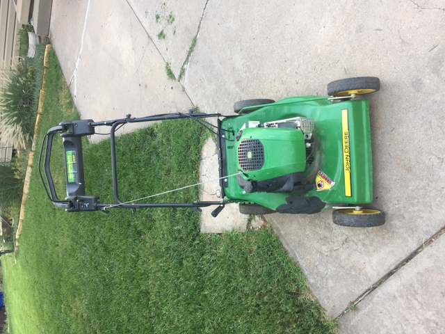 js25 john deere mower