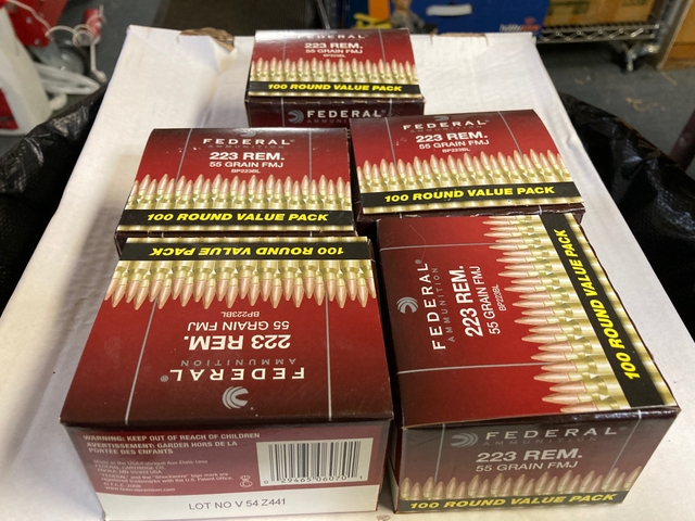 223 / 5.56 Federal 55 gr fmj ammo 500 rounds - Nex-Tech Classifieds