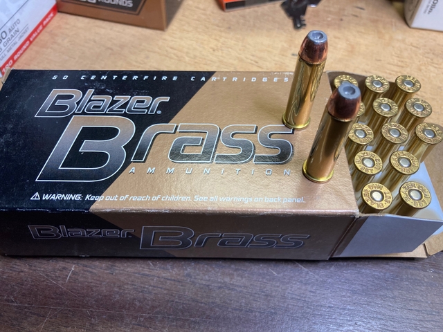 357 Magnum Blazer Brass 158 gr JHP box of 50 ammo - Nex-Tech Classifieds