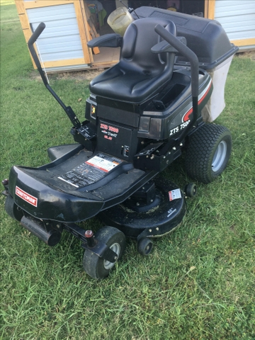 Craftsman zts 7500 zero turn online mower