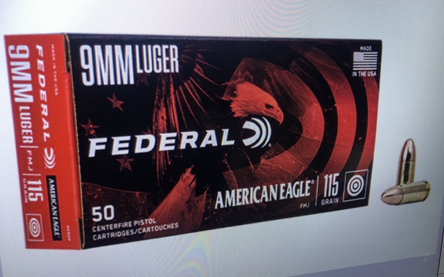 Federal American Eagle 9mm Ammo - Nex-Tech Classifieds