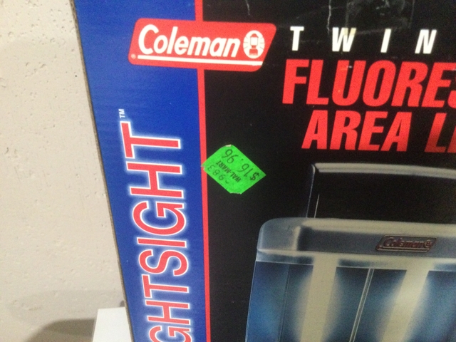 Coleman Twin Tube FLUORESCENT AREA LIGHT nightsight - Nex-Tech