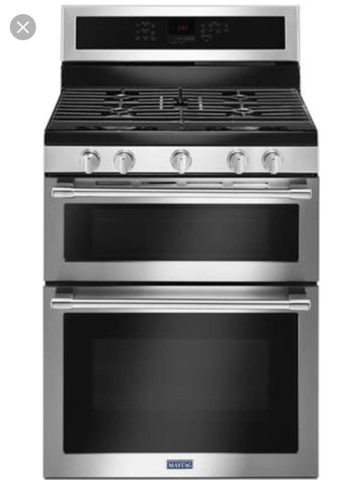 Maytag Double Oven Gas Range With True Convection Nex Tech