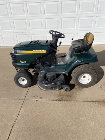 Craftsman riding mower discount yt3000