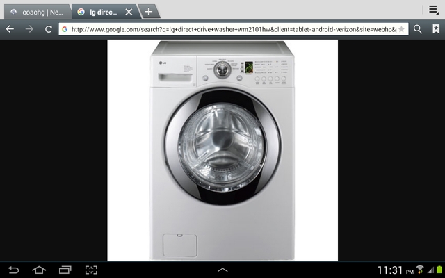 lg direct drive washing machine wm2101hw