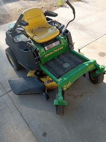 Z245 mower online deck