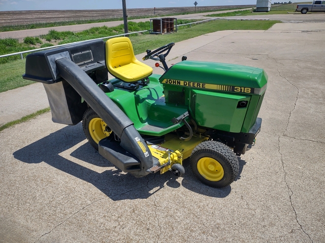 1988 JOHN DEER 318 W/46' DECK & OVERHAULED ENGINE & BAGGER - Nex-Tech ...