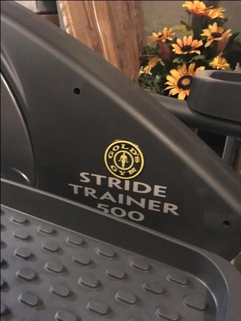 Gold's gym stride online trainer 500