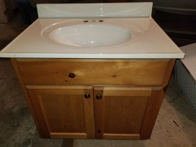 Knotty Pine Vanity And Top Nex Tech Classifieds