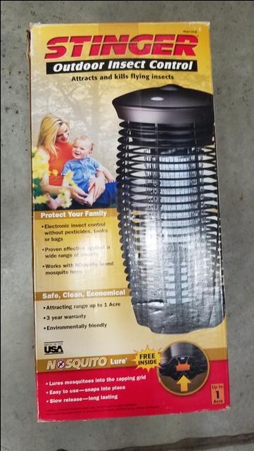 Stinger Outdoor Insect Killer Electric Zapper Model Tz15 - Covers 1