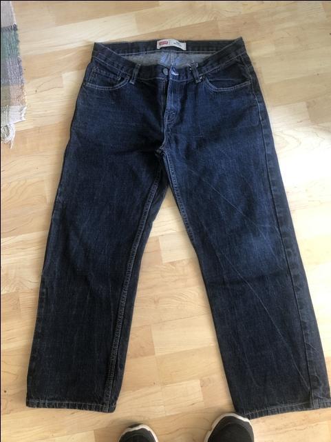 levi's navy blue jeans