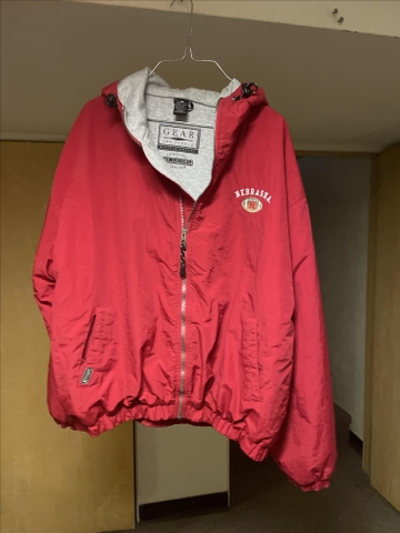 Nebraska football coat jacket hoodie excellent condition XL - Nex-Tech ...