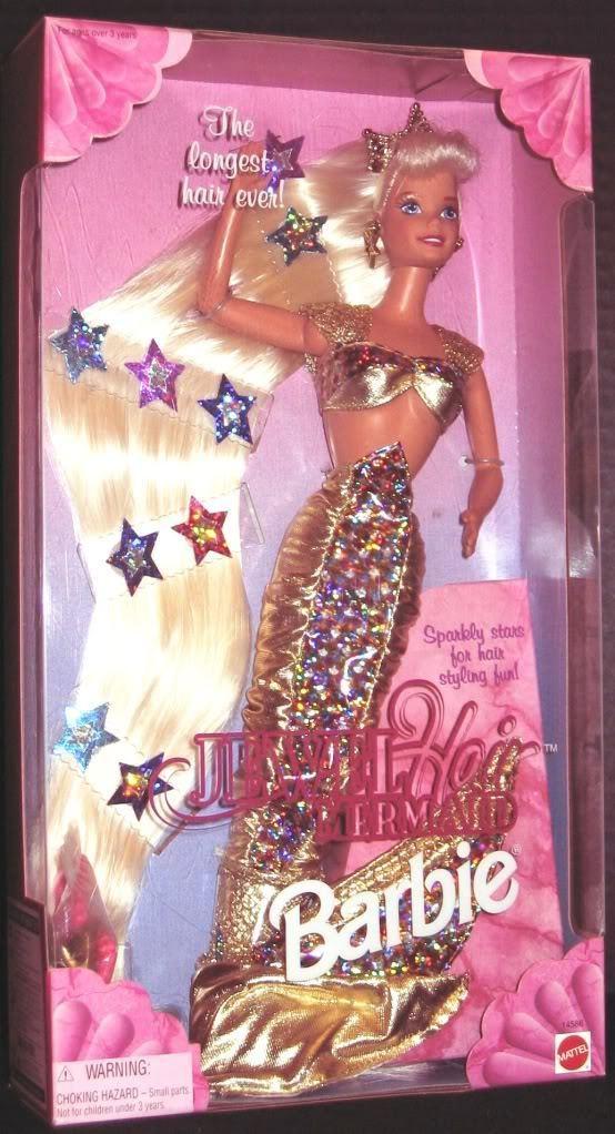 JEWEL HAIR MERMAID BARBIE Doll 1995 Mattel 14586 - Nex-Tech Classifieds