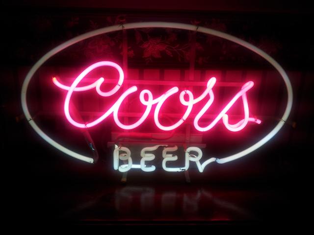 Desung Brand New Coors Light Shamrock Neon Sign Lamp Glass Beer