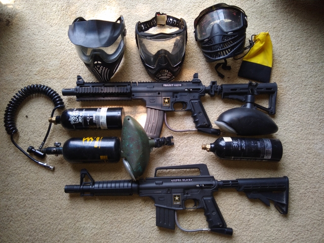 Paintball markers - Salvo and Black with accessories - Nex-Tech Classifieds