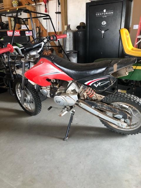 2007 baja deals 70cc dirt bike