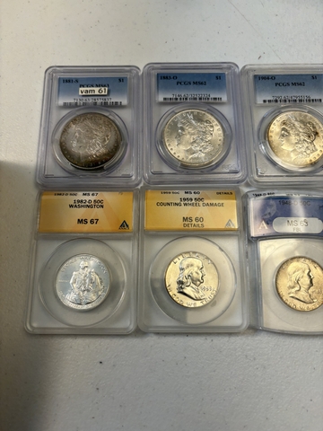 lot of Graded silver coins dollars and halves - Nex-Tech Classifieds