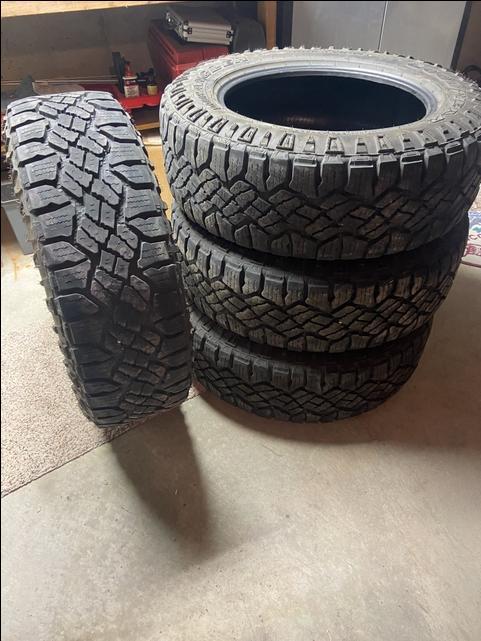 Goodyear Wrangler Duratrac tires. 275/60R20 - Nex-Tech Classifieds