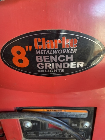 Clarke 8” bench grinder - Nex-Tech Classifieds