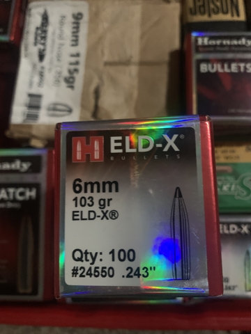 Hornady 6mm eld-x - Nex-Tech Classifieds